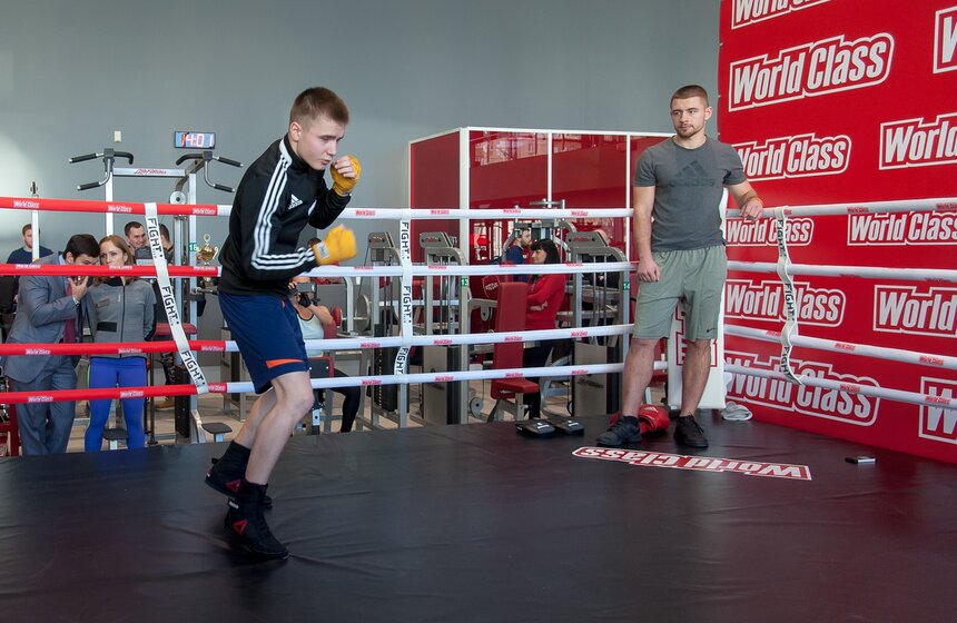 Открытая тренировка перед вечером бокса Лебедев vs Гассиев 26 фото