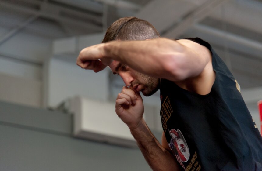 Открытая тренировка перед вечером бокса Лебедев vs Гассиев 15 фото