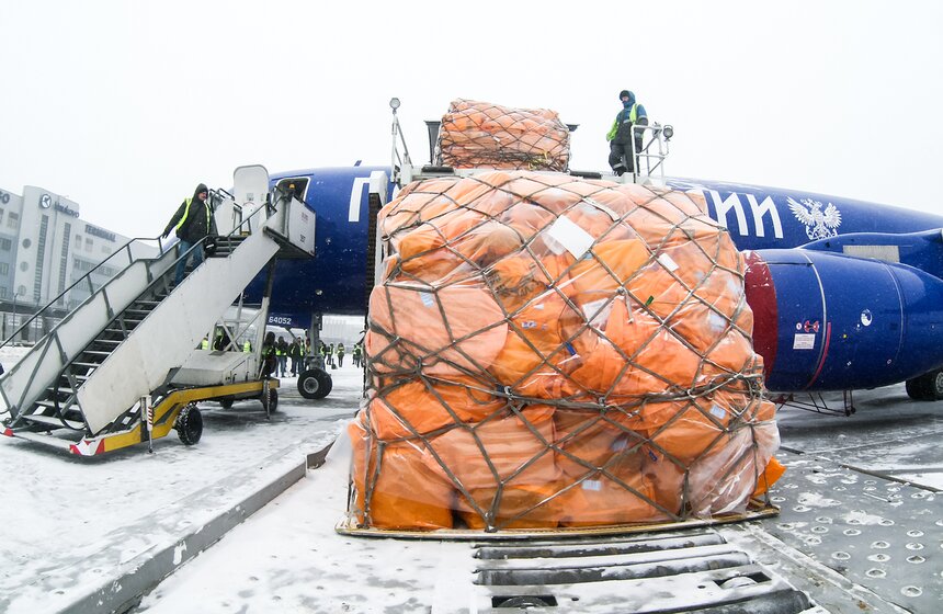 Первый полет самолетов "Почты России" 14 фото