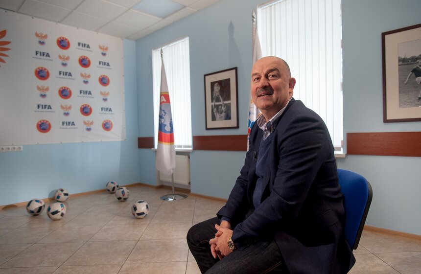 Станислав Черчесов на съемках программы "Важная персона" 9 фото