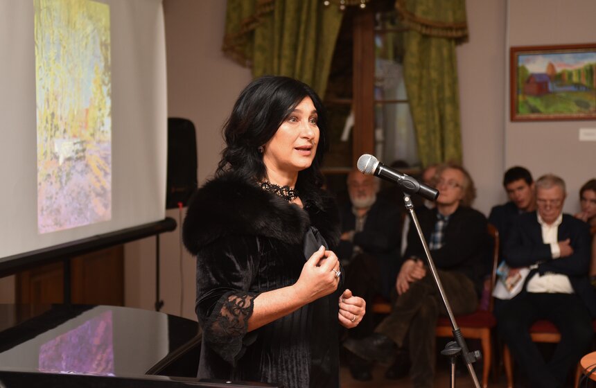 Выставка "Коровин и ученики" в библиотеке имени Боголюбова 11 фото