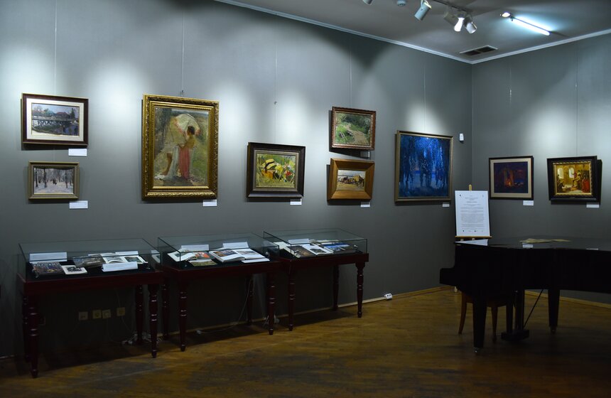 Выставка "Коровин и ученики" в библиотеке имени Боголюбова 3 фото