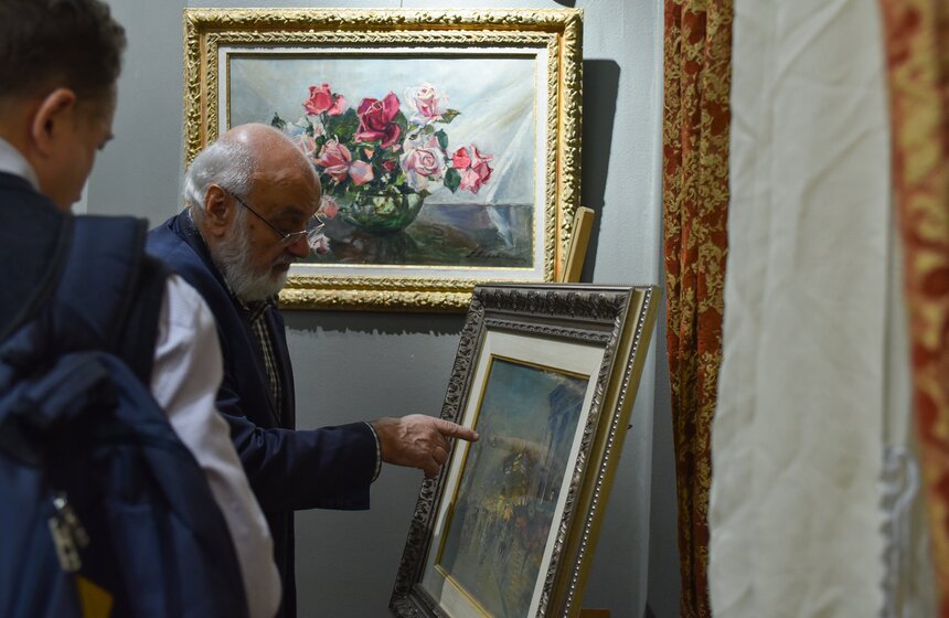 Выставка "Коровин и ученики" в библиотеке имени Боголюбова 5 фото