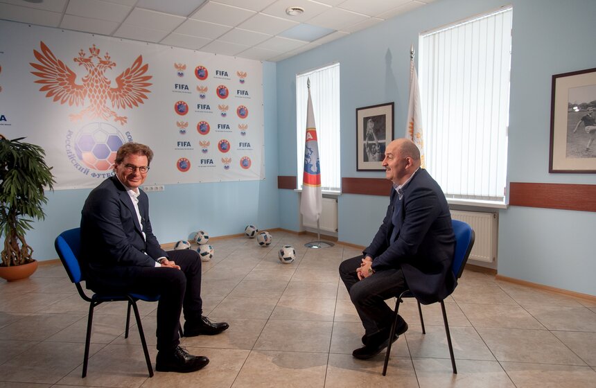 Станислав Черчесов на съемках программы "Важная персона" 1 фото