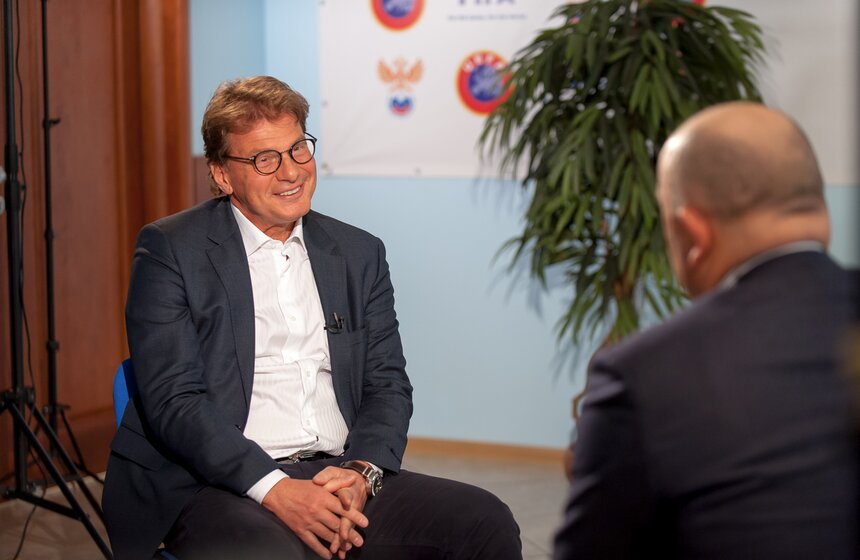 Станислав Черчесов на съемках программы "Важная персона" 2 фото