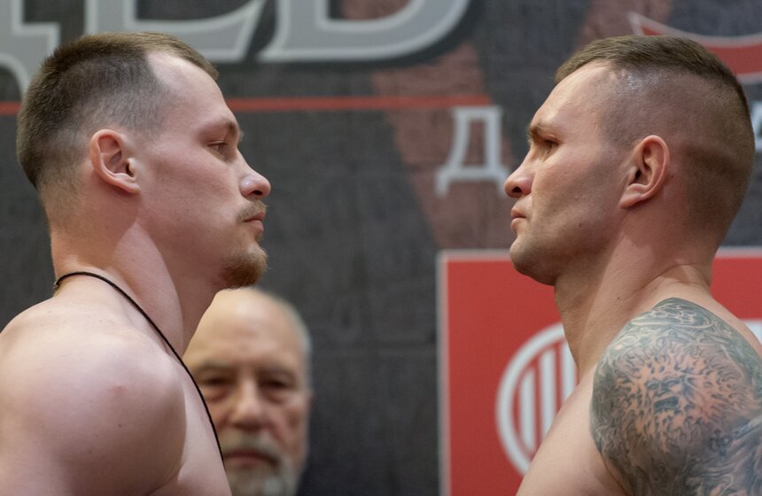 Взвешивание перед боем Лебедев – Гассиев 23 фото