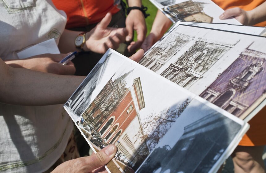 В Гранатном переулке прошла акция "Улица архитектуры" 9 фото