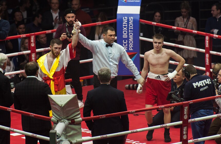 Боксерское шоу на арене ДС "Мегаспорт" 29 фото