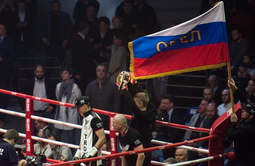 Боксерское шоу на арене ДС "Мегаспорт" 15 фото