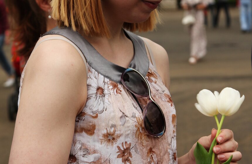 Цветочная инсталляция в парке Горького 10 фото