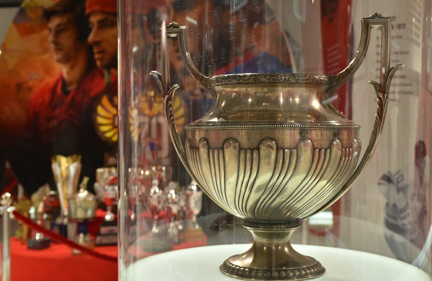 Выставка "Красная машина. Страницы истории" в Музее хоккея 30 фото