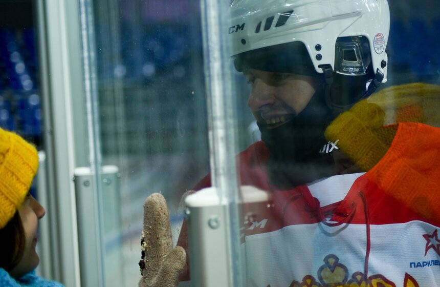 Презентация профессиональной открытой арены "Парк Легенд" 17 фото