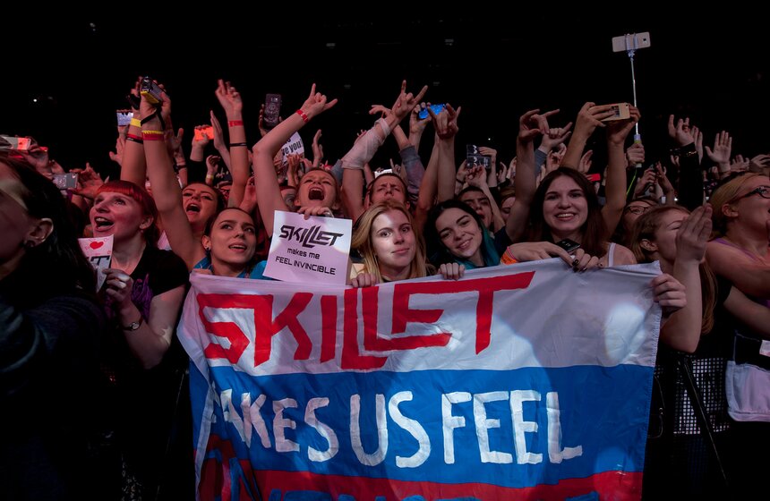 Концерт Skillet в Stadium Live 15 фото