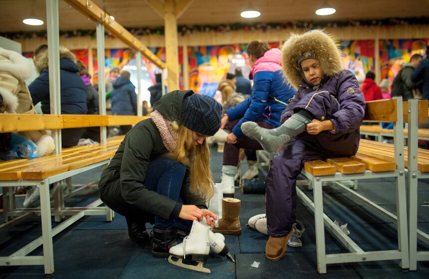 Открытие ярмарки и катка на Красной площади 6 фото