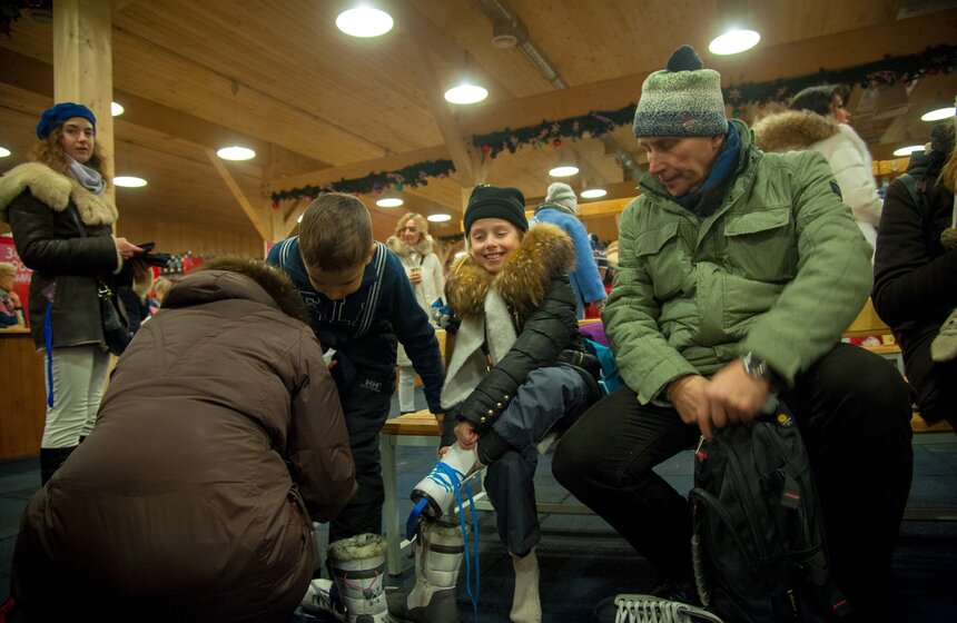 Открытие ярмарки и катка на Красной площади 8 фото