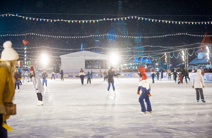 Открытие ярмарки и катка на Красной площади 16 фото