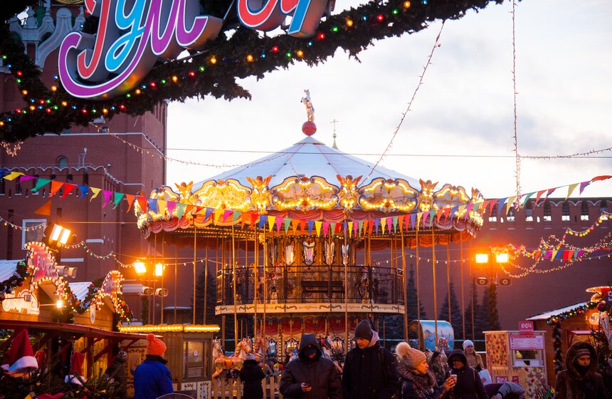 Открытие ярмарки и катка на Красной площади 38 фото