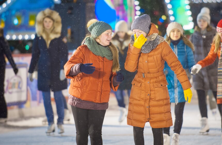 Открытие ярмарки и катка на Красной площади 27 фото