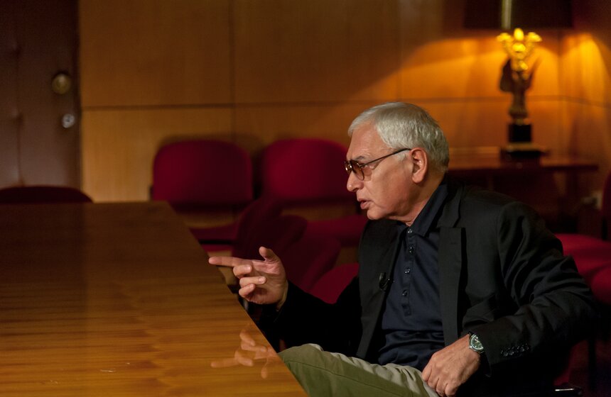 Карен Шахназаров на съемках программы "Важная персона" 7 фото