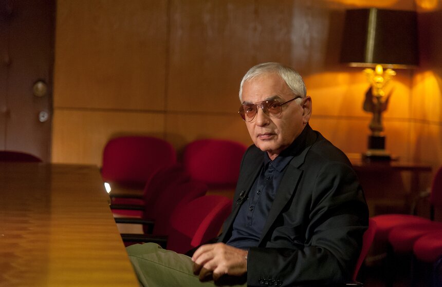 Карен Шахназаров на съемках программы "Важная персона" 9 фото