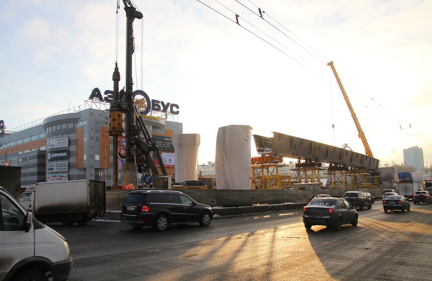 Мэр осмотрел ход строительства Южной рокады 5 фото