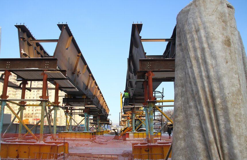 Мэр осмотрел ход строительства Южной рокады 10 фото