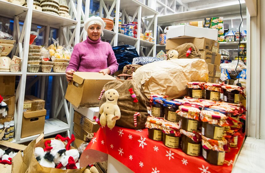 Как проходила подготовка к открытию "Путешествия в Рождество" 8 фото