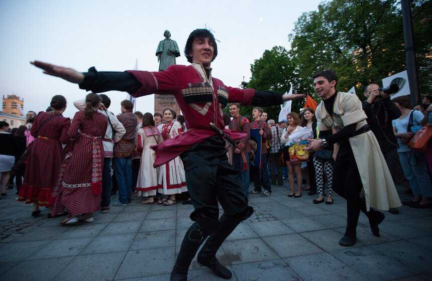 В Москве прошел первый Ночной музейный поход 7 фото