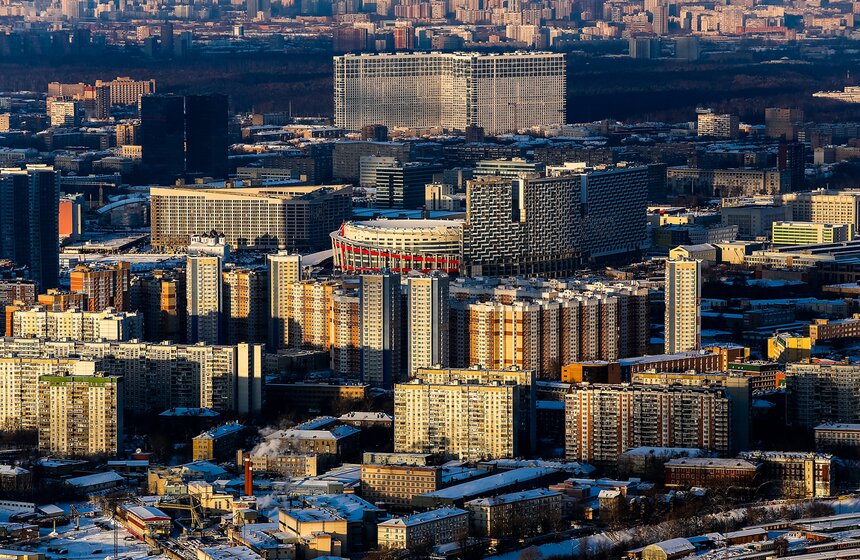 Москва с высоты облаков 34 фото
