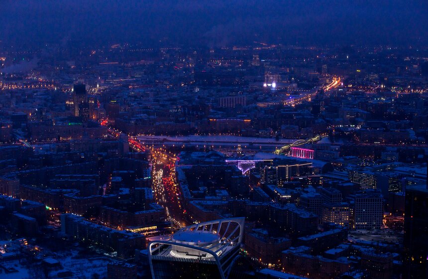 Москва с высоты облаков 41 фото