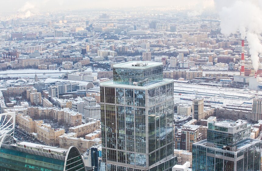 Москва с высоты облаков 30 фото