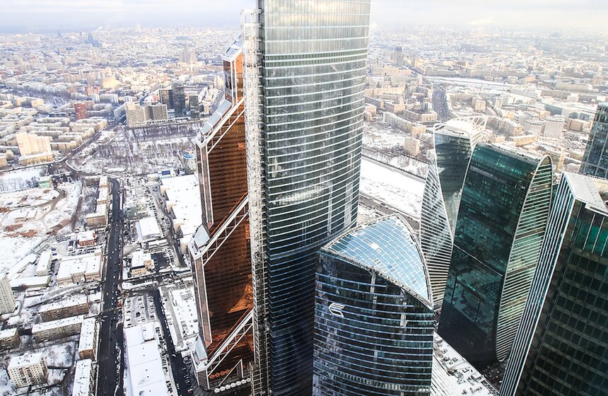 Москва с высоты облаков 25 фото