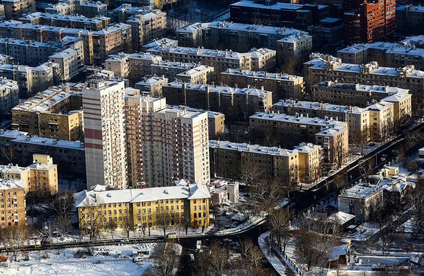 Москва с высоты облаков 10 фото