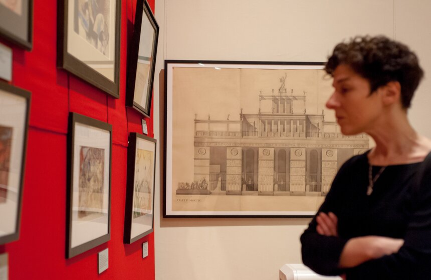 Выставка "Мир – театр. Архитектура и сценография в России" 22 фото