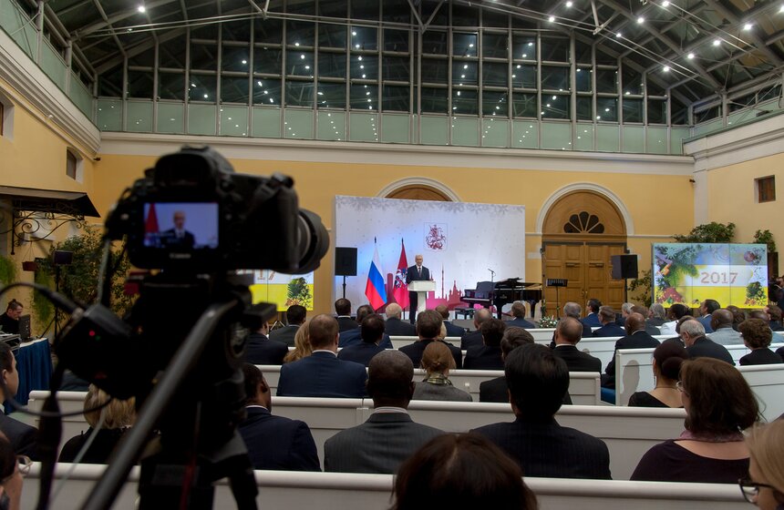 Сергей Собянин принял участие в приеме дипломатического корпуса 10 фото