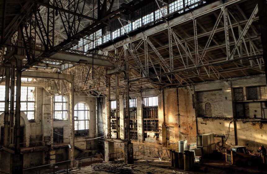 Как реконструируют здание электростанции ГЭС-2 9 фото