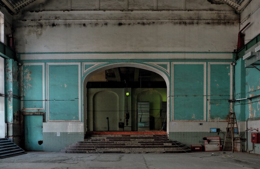 Как реконструируют здание электростанции ГЭС-2 14 фото