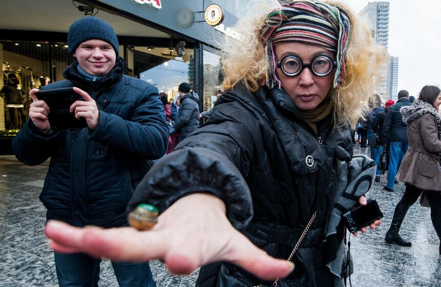 Парад-карнавал поклонников Гарри Поттера на Новом Арбате 7 фото