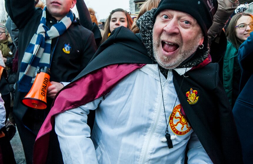Парад-карнавал поклонников Гарри Поттера на Новом Арбате 21 фото