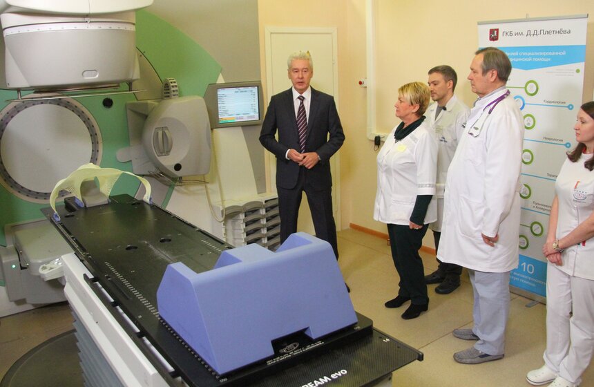 Собянин осмотрел ГКБ имени Дмитрия Плетнева 7 фото