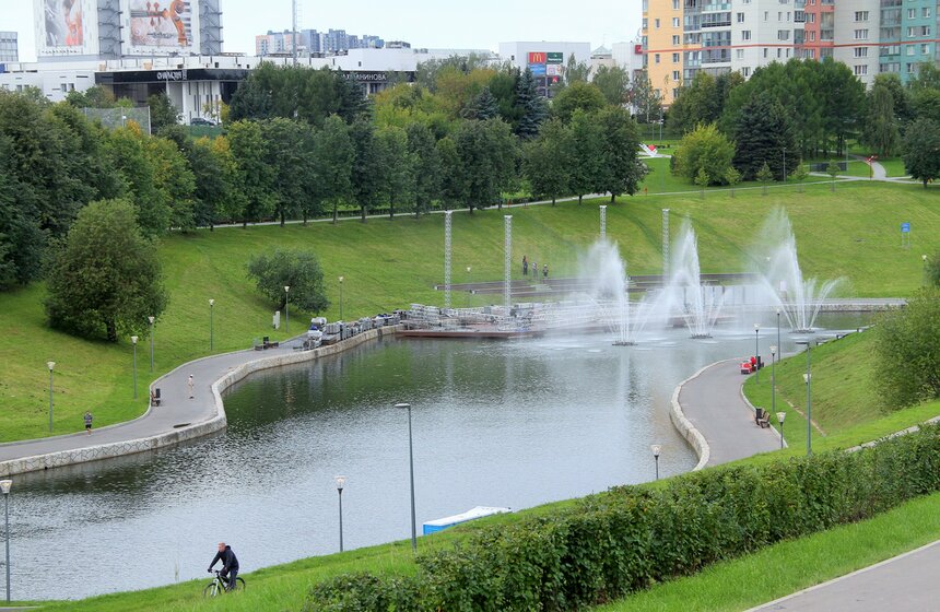 Завершилось благоустройство парка Олимпийской деревни 26 фото