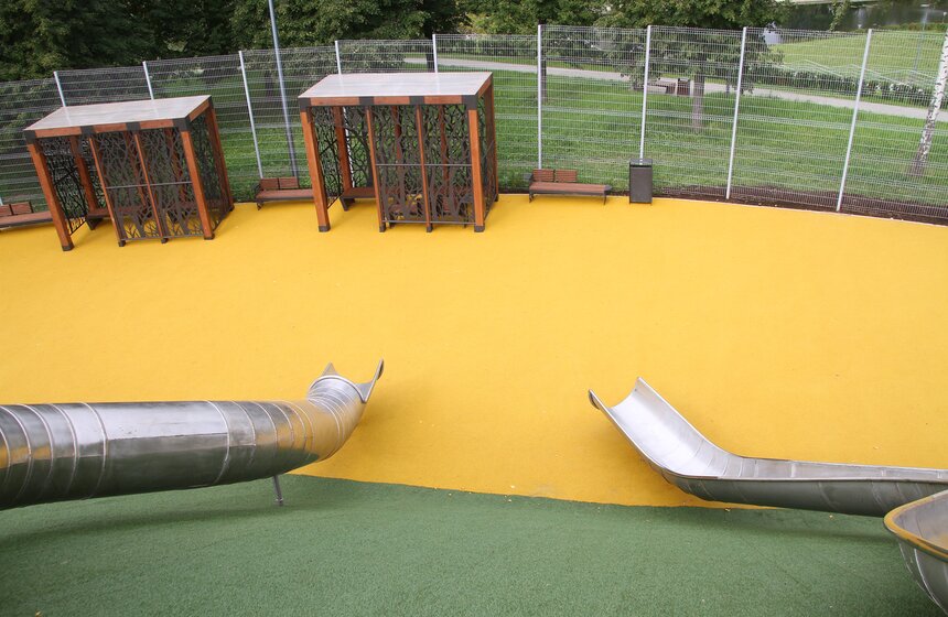 Завершилось благоустройство парка Олимпийской деревни 13 фото