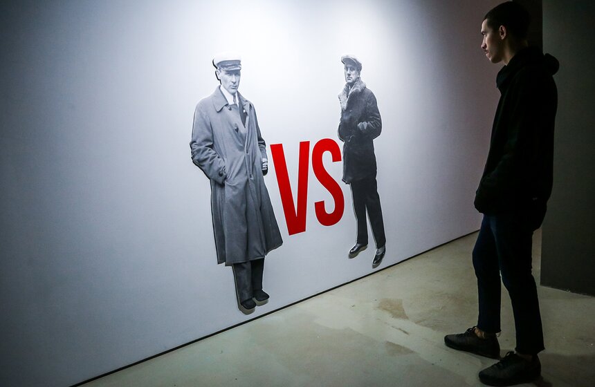 Выставка "Булгаков vs Маяковский" в галерее "На Шаболовке" 1 фото