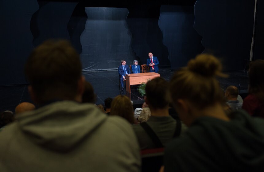 Сбор труппы театра "Сатирикон" 28 фото