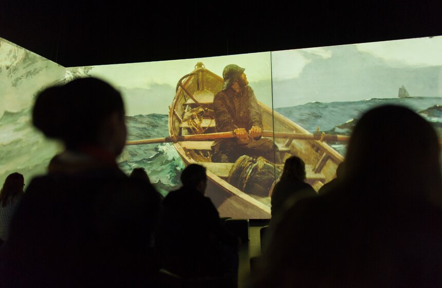 Мультимедиа-спектакль "Я – Айвазовский" в центре Artplay 20 фото