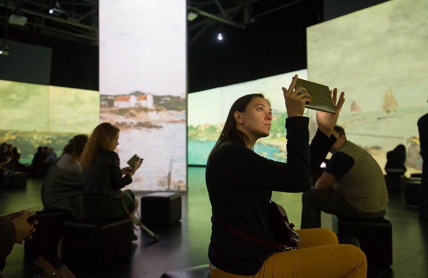 Мультимедиа-спектакль "Я – Айвазовский" в центре Artplay 18 фото