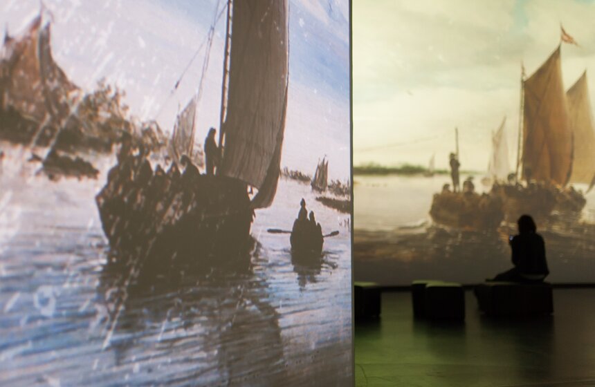 Мультимедиа-спектакль "Я – Айвазовский" в центре Artplay 17 фото