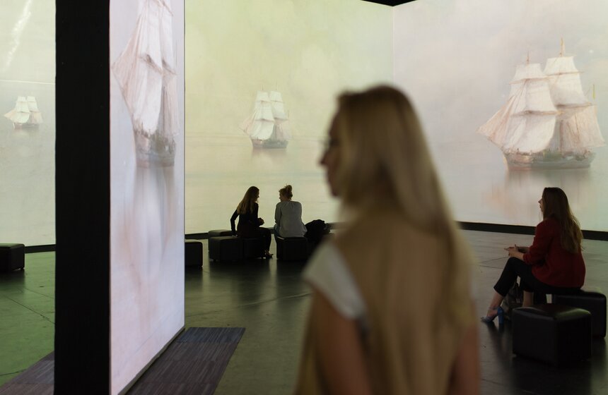 Мультимедиа-спектакль "Я – Айвазовский" в центре Artplay 27 фото