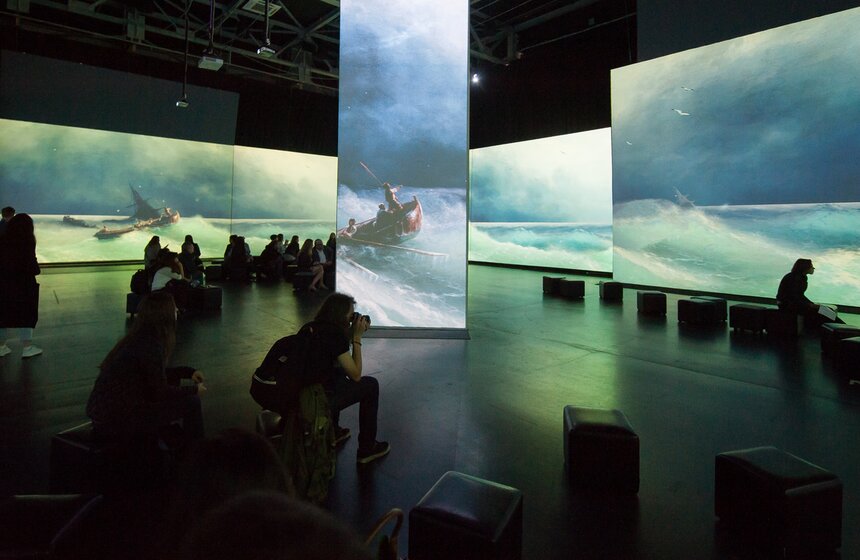 Мультимедиа-спектакль "Я – Айвазовский" в центре Artplay 11 фото