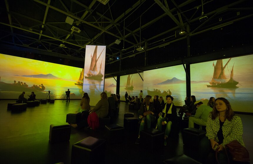Мультимедиа-спектакль "Я – Айвазовский" в центре Artplay 10 фото